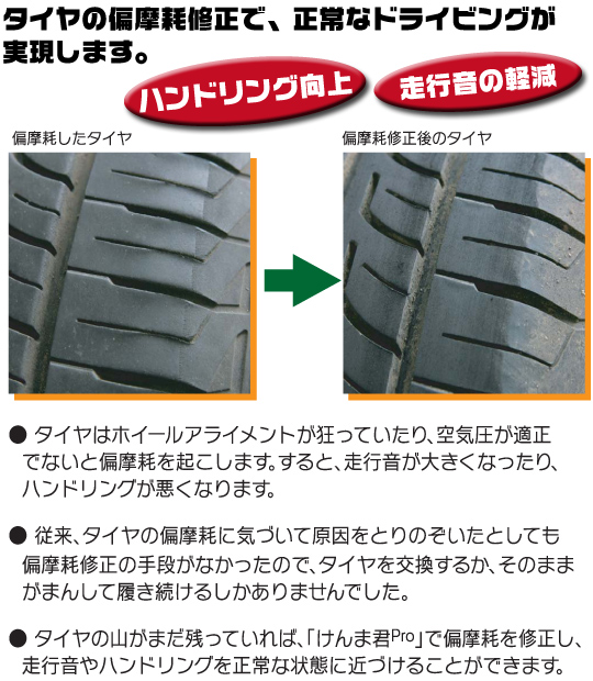 スタッドレスタイヤ研磨